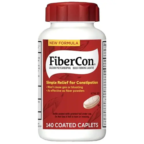 FiberCon fiber supplement caplets bottle