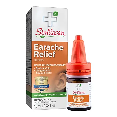 Similasan earache relief drops in small bottle