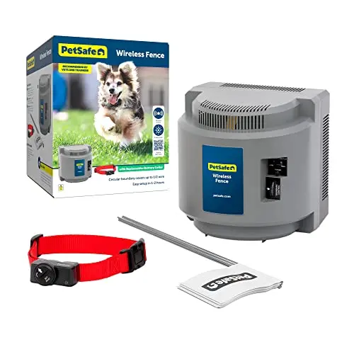 PetSafe Original Wireless Electric Fence for dogs with gray collar