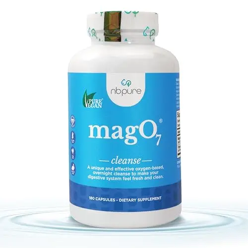 nbpure MagO7 colon cleanse capsules bottle