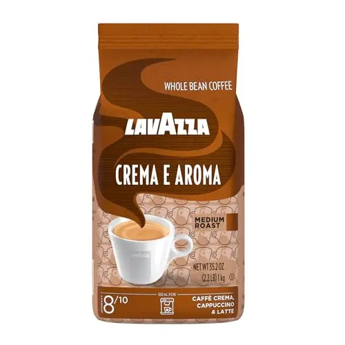 Lavazza Crema E Aroma whole bean coffee with chocolate notes