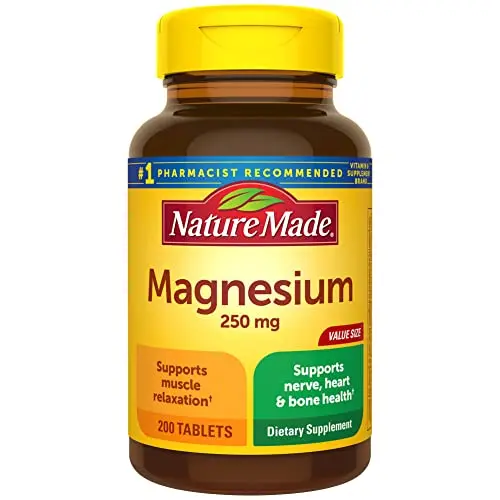 Nature Made Magnesium Oxide supplement bottle