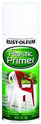 Rust-Oleum plastic primer spray can for hard-to-paint surfaces