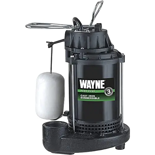 Wayne CDU800 1/2 HP epoxy coated steel sump pump