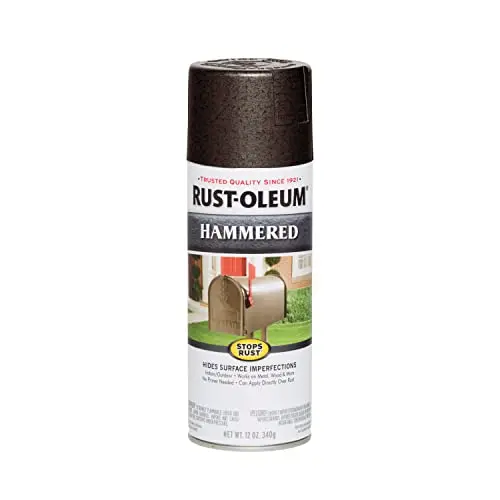 Rust-Oleum Hammered Spray Paint can in Dark Bronze