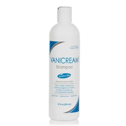 Vanicream shampoo bottle for sensitive scalp