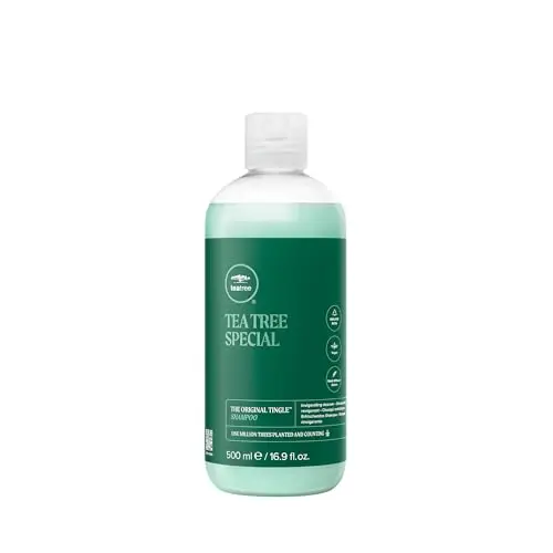 Tea Tree Special Shampoo bottle with natural ingredients