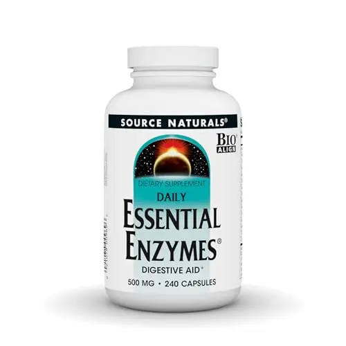 Source Naturals Essential Enzymes supplement bottle