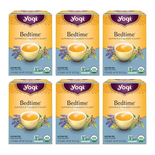 Yogi Bedtime Tea box with herbal tea bags