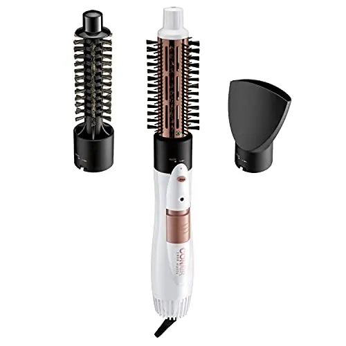 Conair Double Ceramic hot air brush with boar bristle attachment for short hair