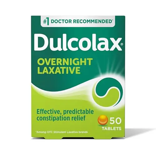 Dulcolax stimulant laxative tablets in a compact box