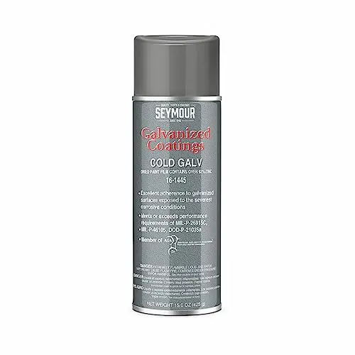 Seymour galvanized spray paint for metal surfaces