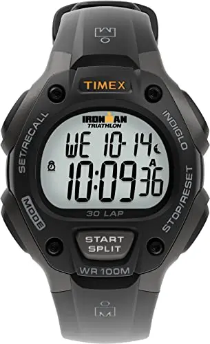 Timex Ironman Triathlon gray digital sports watch