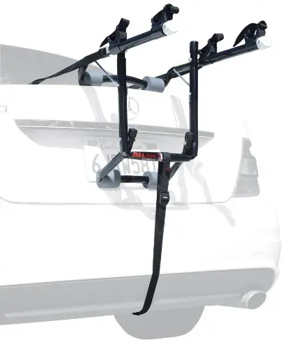 Allen Sports 2-bike trunk mount rack on a sedan