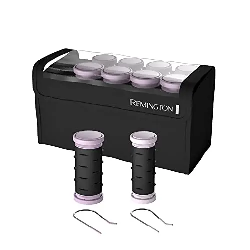 Remington compact ceramic hot rollers set with dual voltage for travel