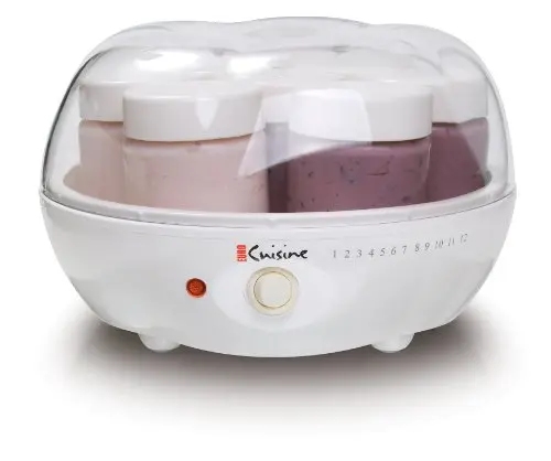 Euro Cuisine yogurt maker with glass jars