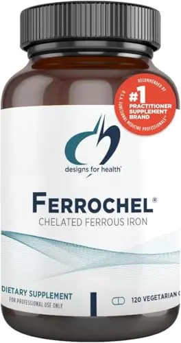 Designs for Health Ferrochel iron supplement capsules