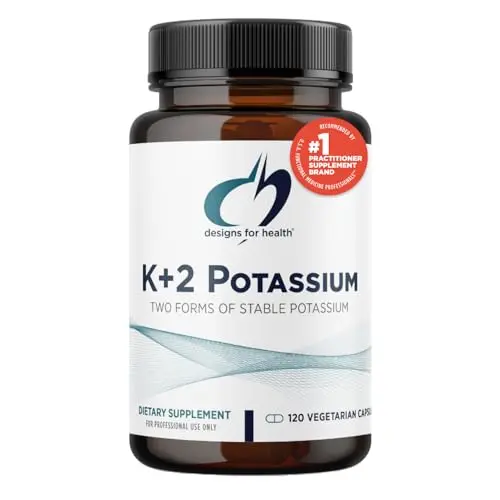 Designs for Health K+2 potassium supplement capsules
