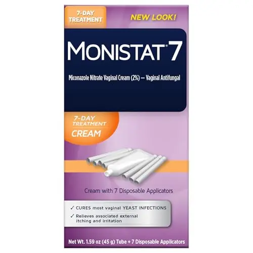 Monistat 7 Day yeast infection treatment cream with applicators