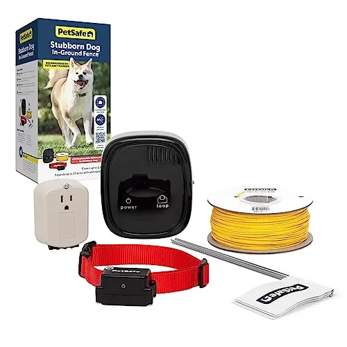 PetSafe Stubborn Dog In-Ground Electric Fence system with wire and collar
