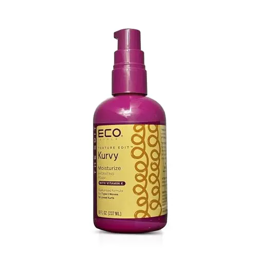 Eco Style Texture Edit hydrating foam for type 2a to 2c wavy hair