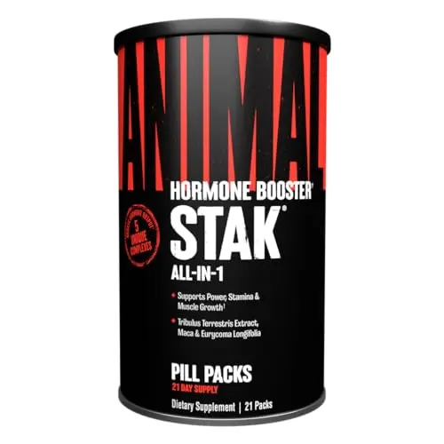 Animal Stak natural testosterone booster supplement pack