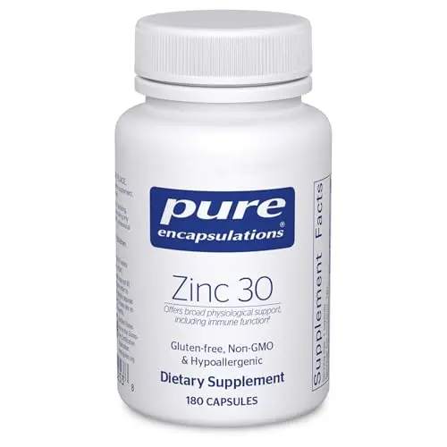 Pure Encapsulations Zinc 30 mg capsules