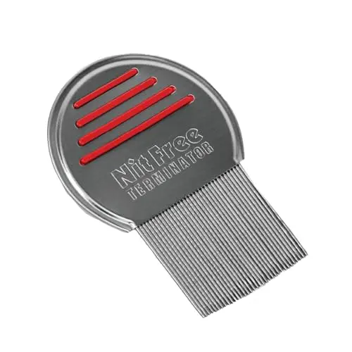 Nit Free Terminator stainless steel lice comb for effective nit removal