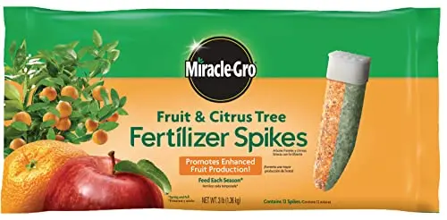 Miracle-Gro fertilizer spikes for fruit trees
