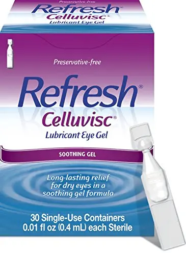 Refresh Celluvisc lubricant eye gel single-use containers