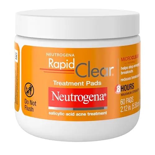 Neutrogena Rapid Clear Maximum Strength Acne Face Pads