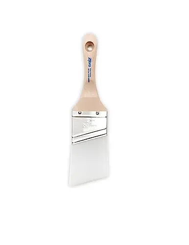 Zibra Precision Detail Paint Brush with angled bristles and ergonomic hourglass handle