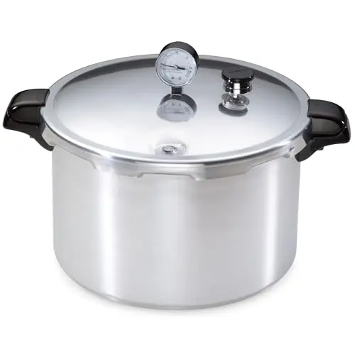 Presto 01755 16-quart pressure canner in silver