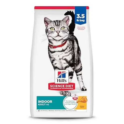 Hill's Science Diet dry cat food bag for indoor cats