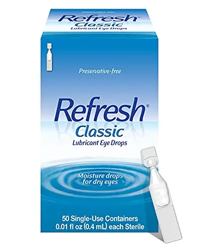 Refresh Classic lubricant eye drops single-use vials