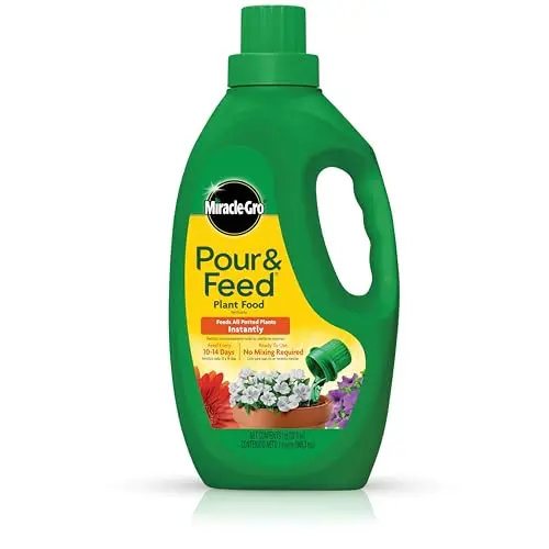 Miracle-Gro Pour & Feed Plant Food liquid bottle