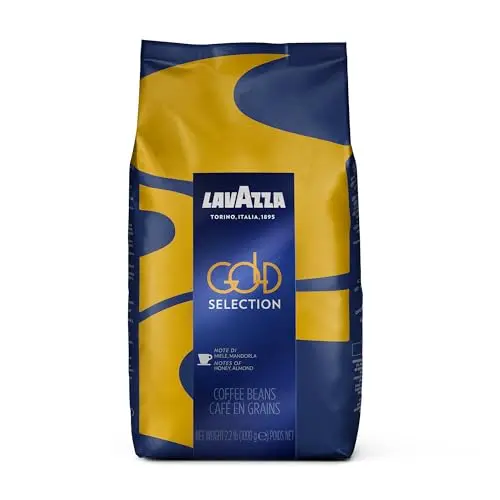 Lavazza Gold Selection light roast whole bean coffee with honey and almond notes