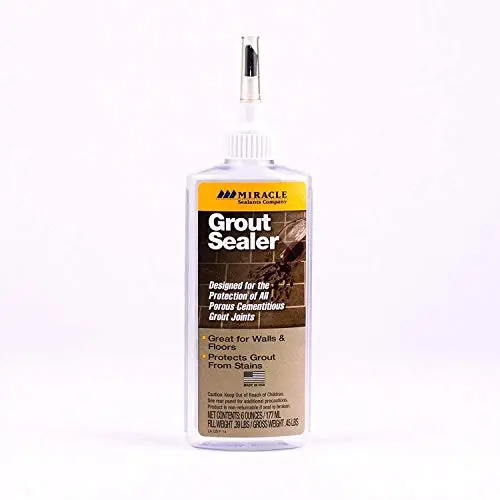 Miracle Sealants GRT SLR grout sealer with brush applicator