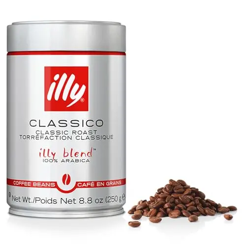 Illy Classico whole bean coffee can