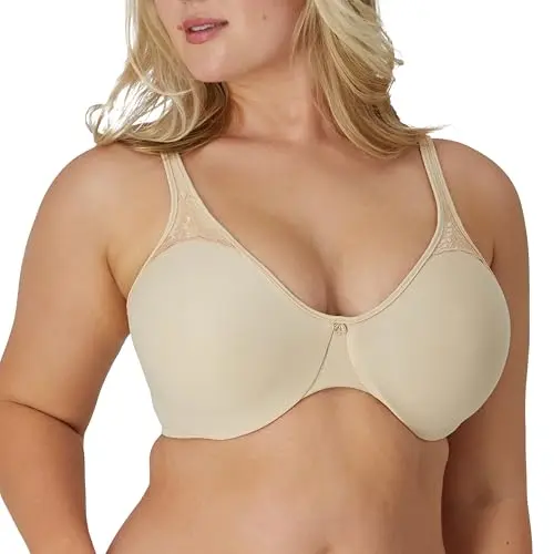 Bali Passion for Comfort minimizer bra with underwire and lace details