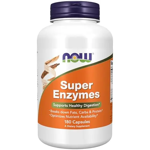 NOW Foods Super Enzymes supplement bottle