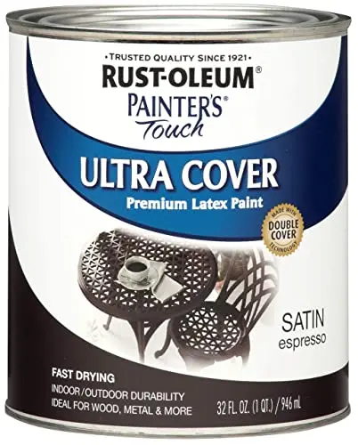 Rust-Oleum Painter's Touch latex paint in satin espresso