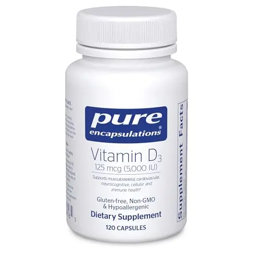 Pure Encapsulations Vitamin D3 capsules for comprehensive health support