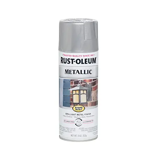 Rust-Oleum Metallic Silver Spray Paint can