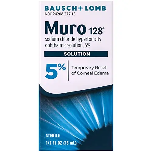 Muro 128 sodium chloride ophthalmic solution bottle