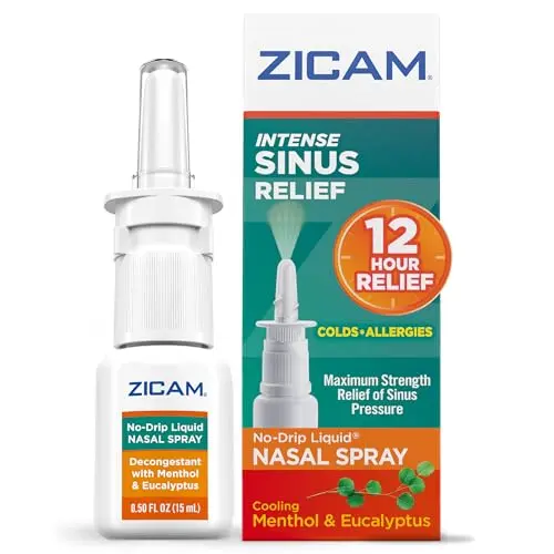 Zicam Intense Sinus Relief Nasal Spray with cooling menthol