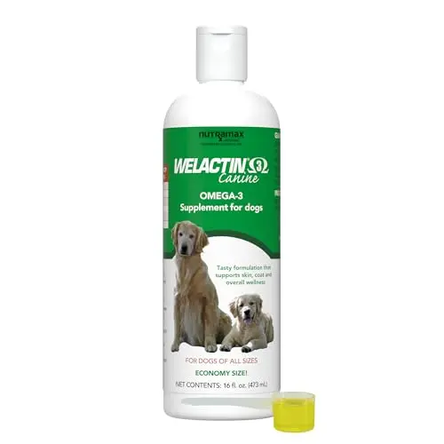 Nutramax Welactin Omega 3 Fish Oil liquid supplement for dogs
