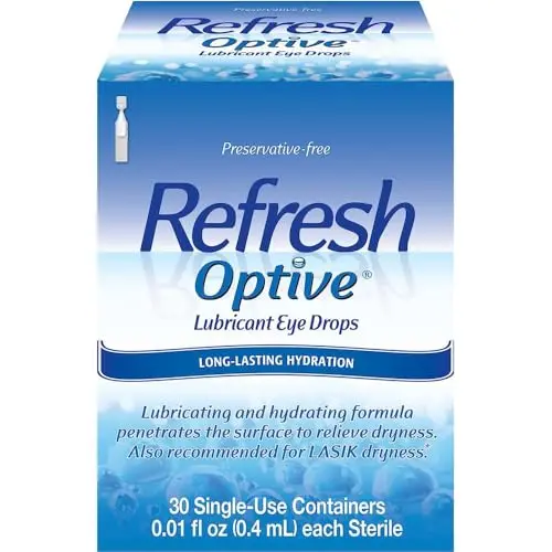 Refresh Optive preservative-free lubricant eye drops