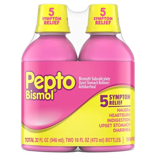 Pepto-Bismol Regular Strength Liquid bottle