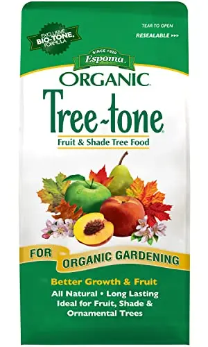 Espoma Tree-Tone organic fertilizer bag